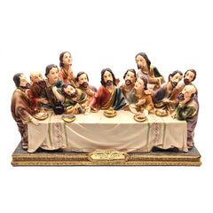 Ultima Cena Porcelana Italiana Jesus Apo